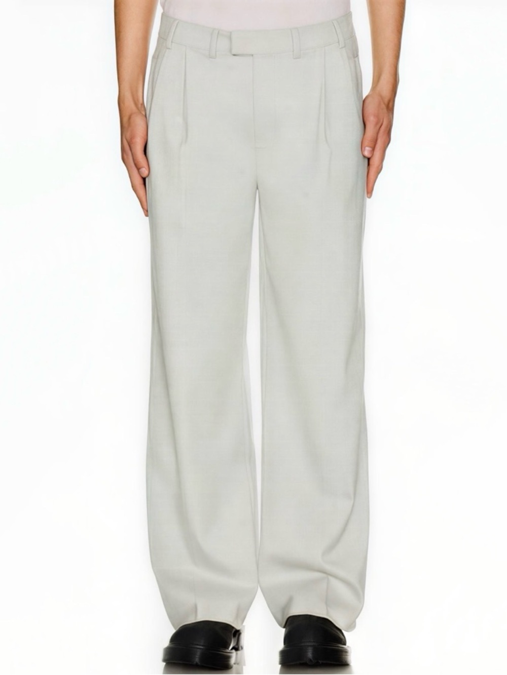 KROST Pleated Trousers in Nimbus Cloud